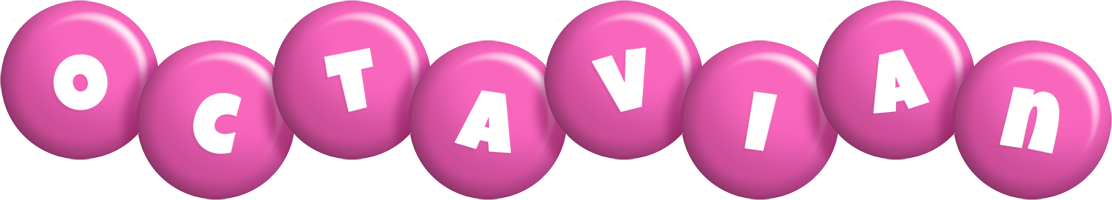 Octavian candy-pink logo