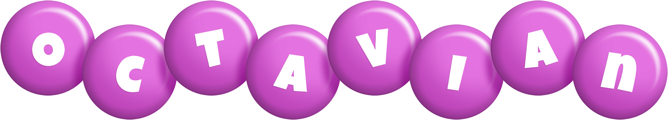 Octavian candy-purple logo