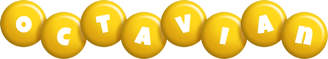 Octavian candy-yellow logo