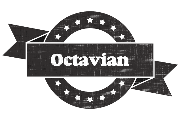 Octavian grunge logo