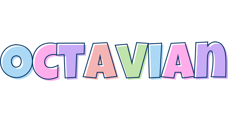 Octavian pastel logo
