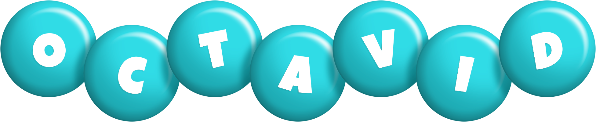 Octavid candy-azur logo