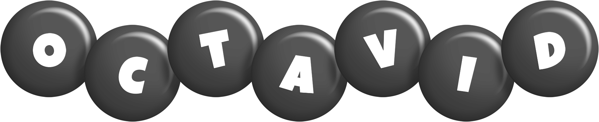 Octavid candy-black logo