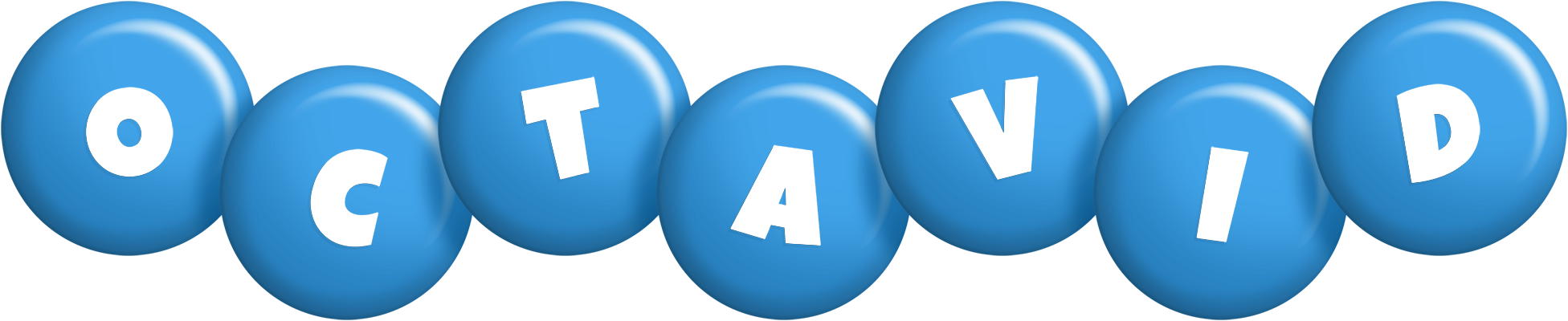 Octavid candy-blue logo