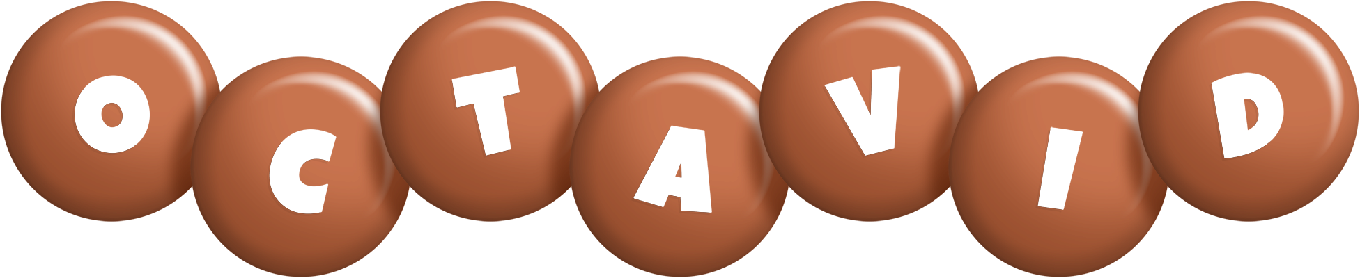 Octavid candy-brown logo