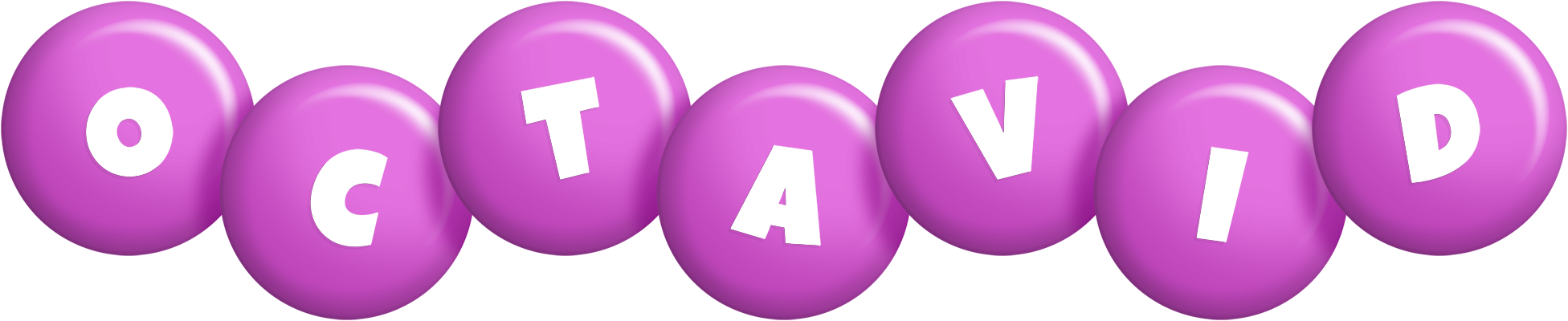 Octavid candy-purple logo