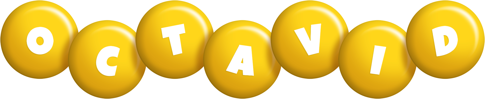 Octavid candy-yellow logo