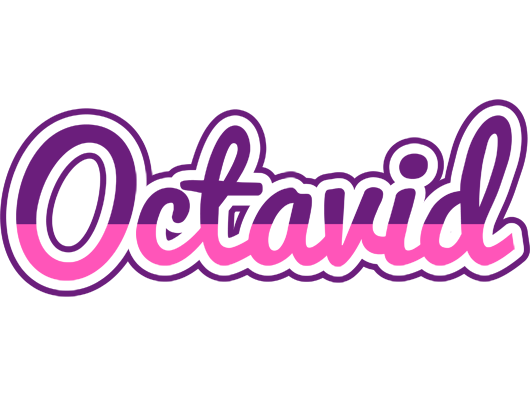 Octavid cheerful logo