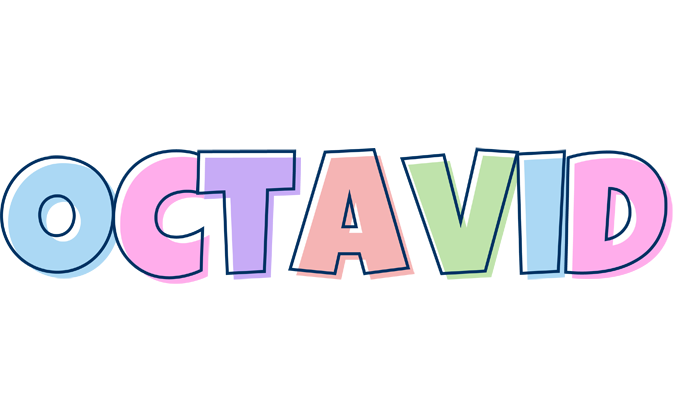 Octavid pastel logo