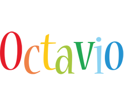 Octavio birthday logo