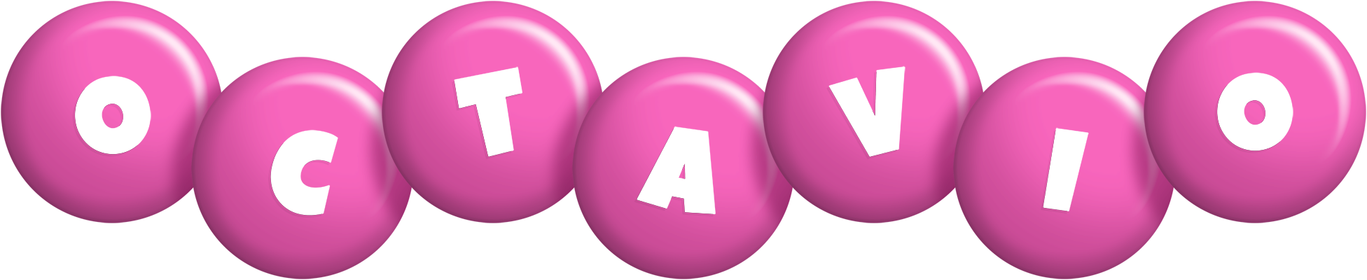 Octavio candy-pink logo