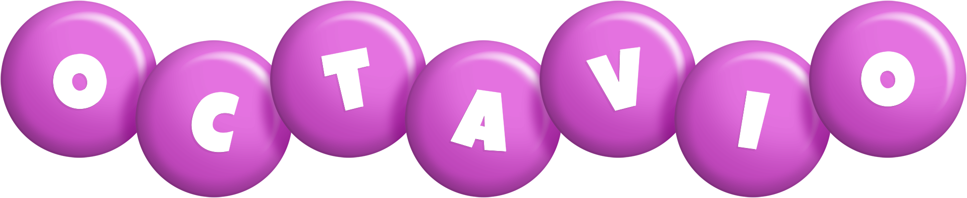 Octavio candy-purple logo