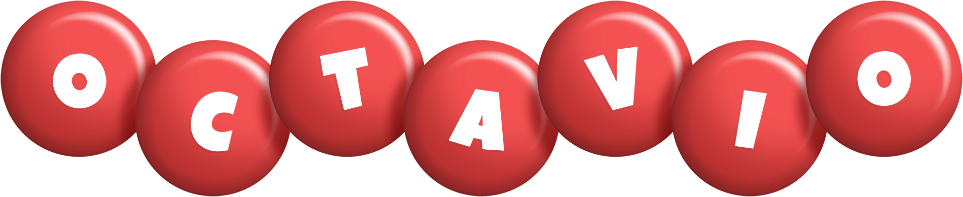 Octavio candy-red logo