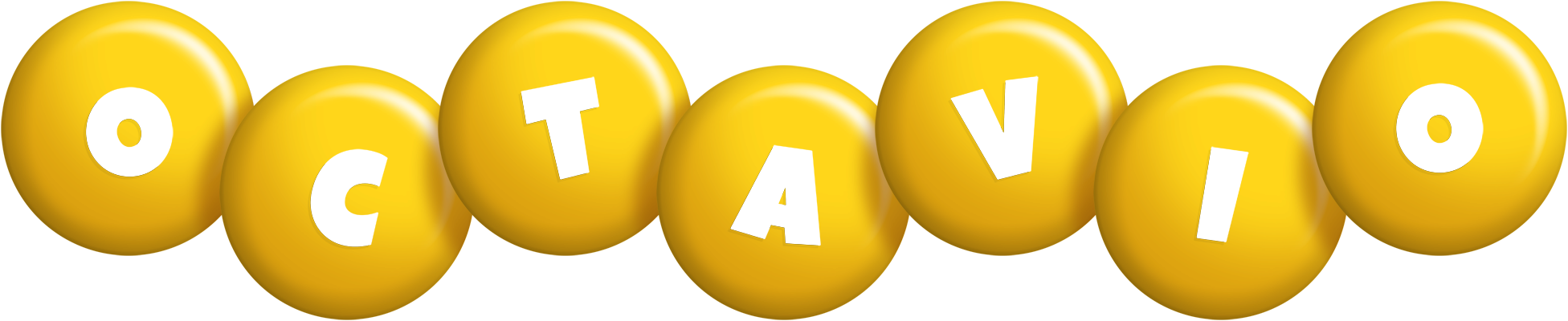 Octavio candy-yellow logo