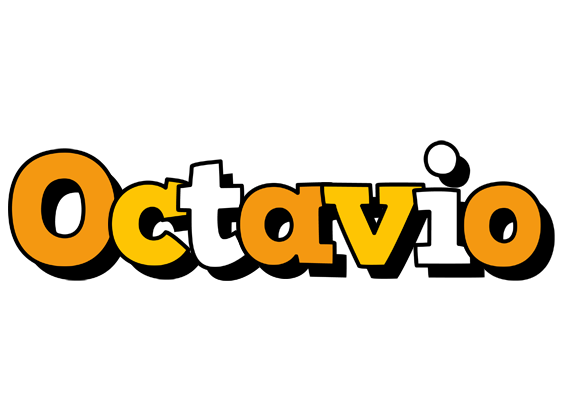 Octavio cartoon logo