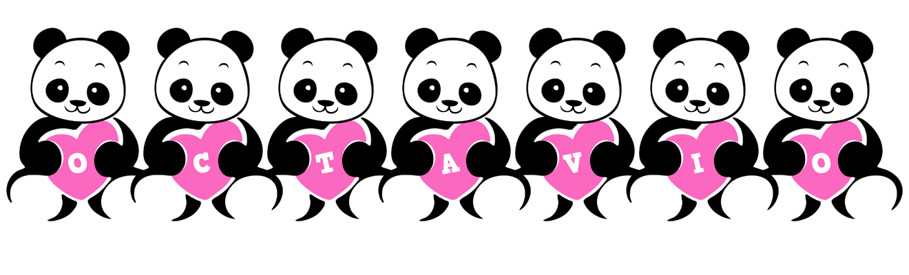 Octavio love-panda logo