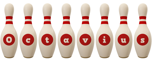 Octavius bowling-pin logo