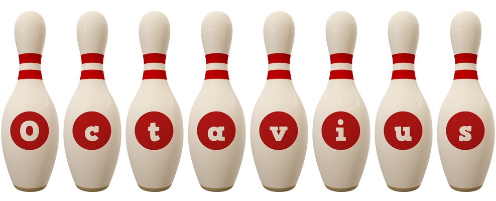Octavius bowling-pin logo
