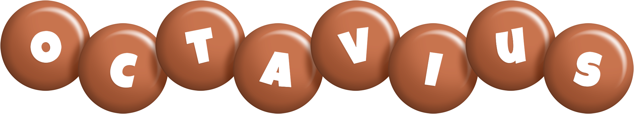 Octavius candy-brown logo