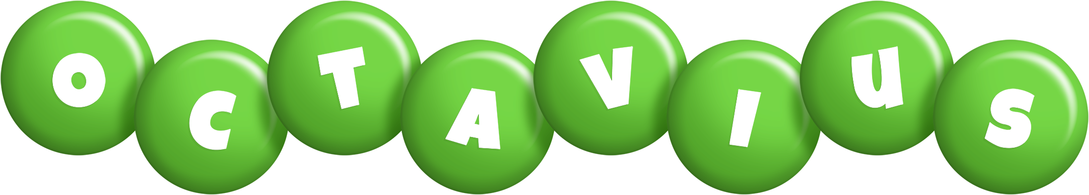 Octavius candy-green logo