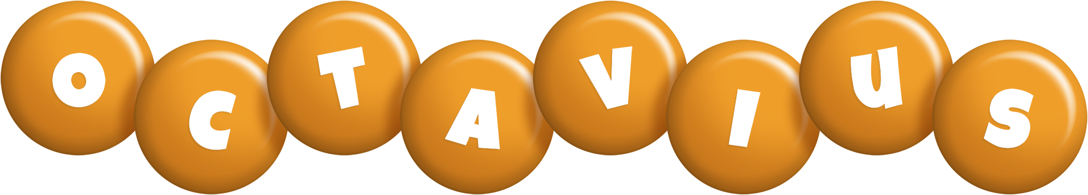 Octavius candy-orange logo