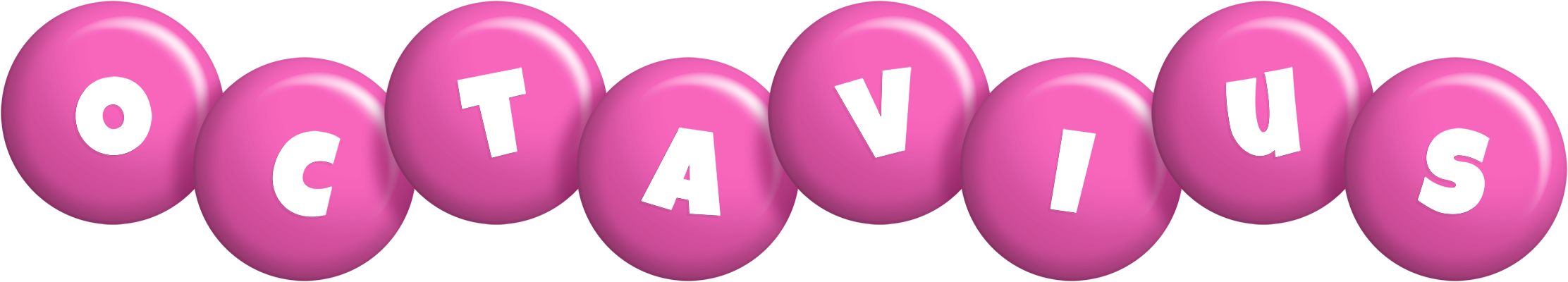 Octavius candy-pink logo