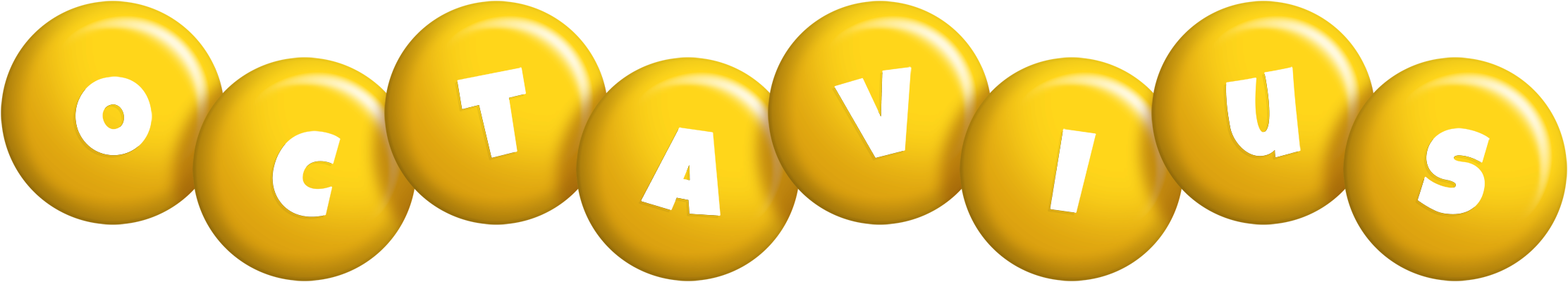 Octavius candy-yellow logo