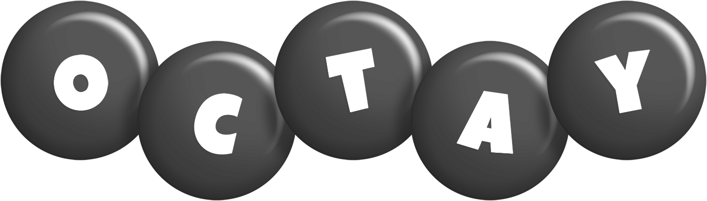 Octay candy-black logo