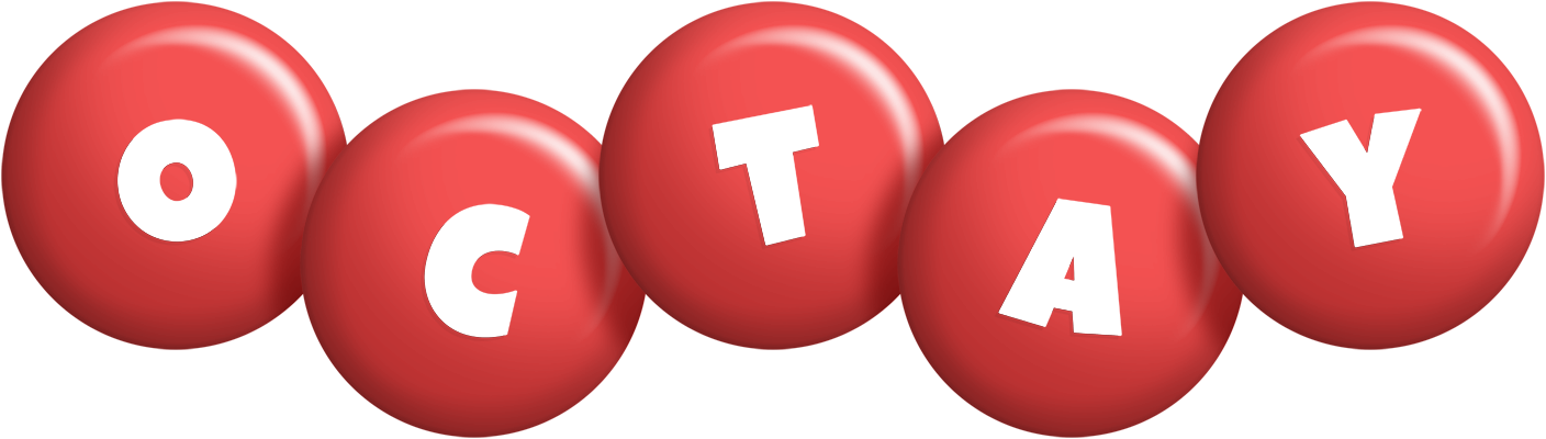 Octay candy-red logo