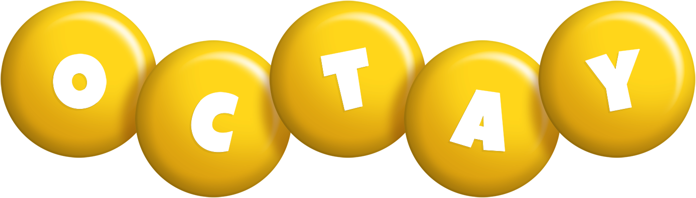 Octay candy-yellow logo