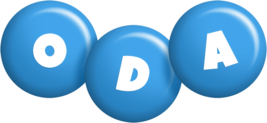 Oda candy-blue logo