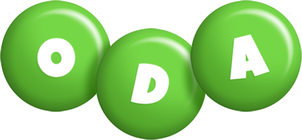 Oda candy-green logo