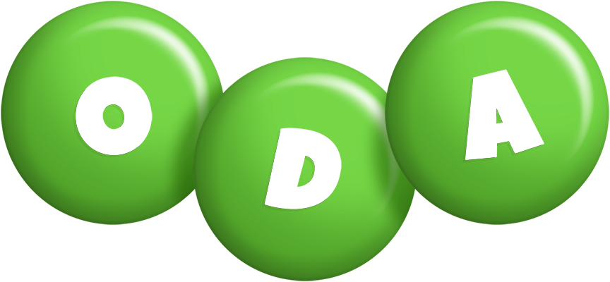 Oda candy-green logo