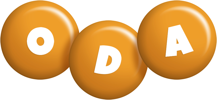Oda candy-orange logo