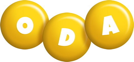 Oda candy-yellow logo
