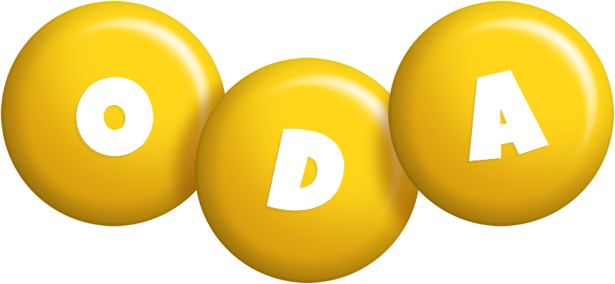 Oda candy-yellow logo