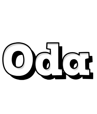 Oda snowing logo