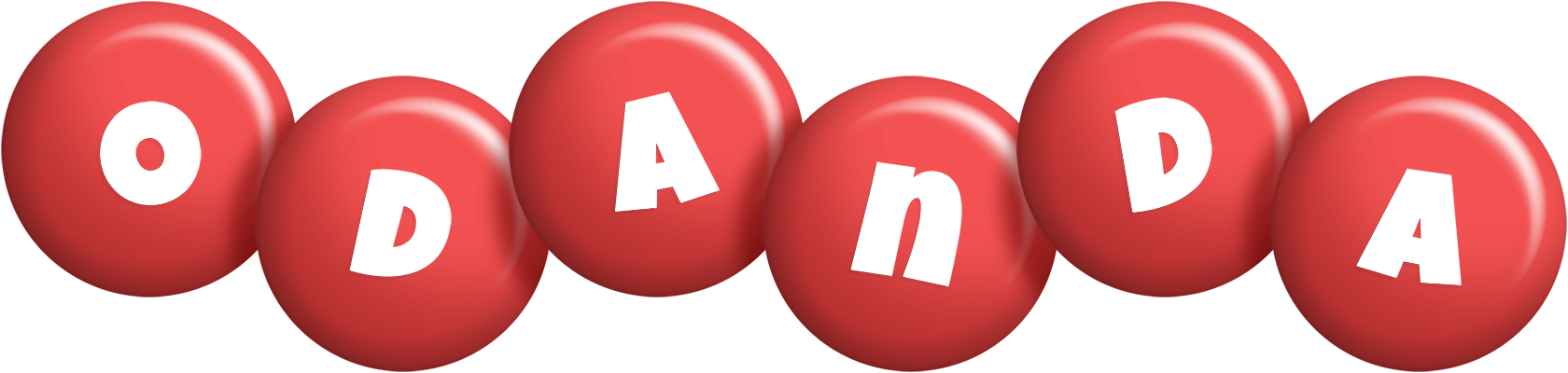 Odanda candy-red logo