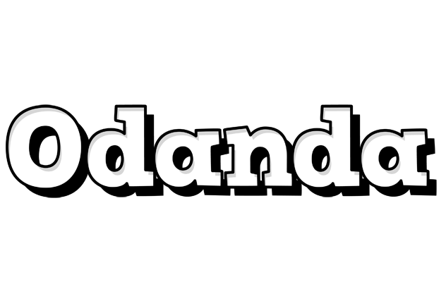 Odanda snowing logo