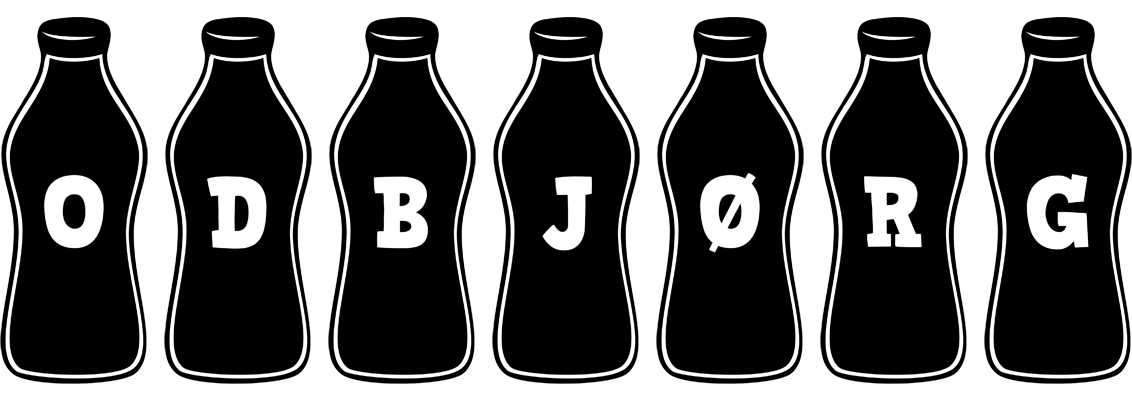 Odbjørg bottle logo