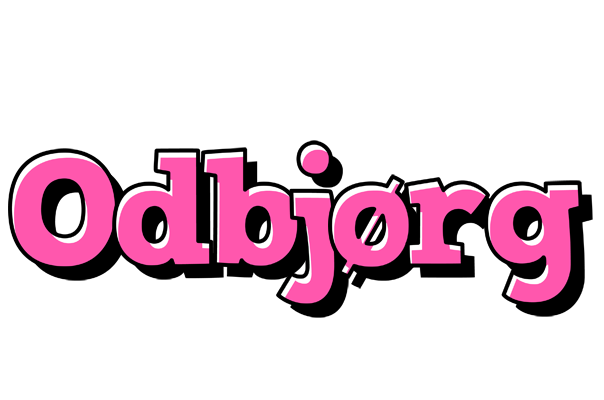 Odbjørg girlish logo