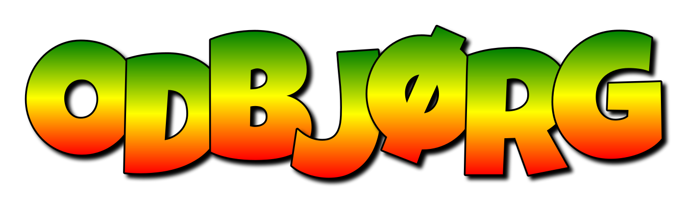 Odbjørg mango logo