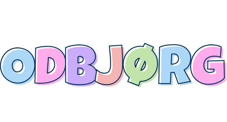 Odbjørg pastel logo
