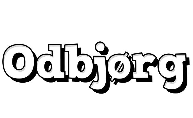 Odbjørg snowing logo