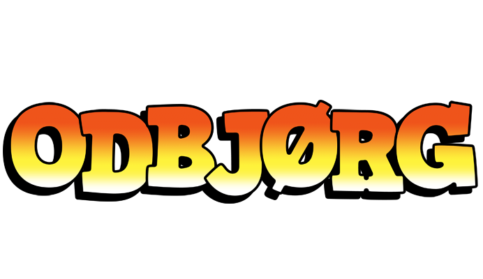 Odbjørg sunset logo