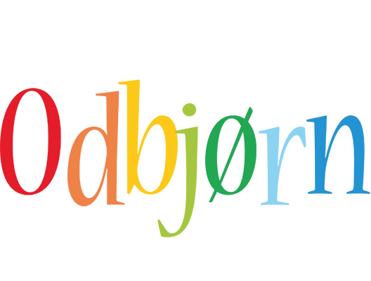 Odbjørn birthday logo