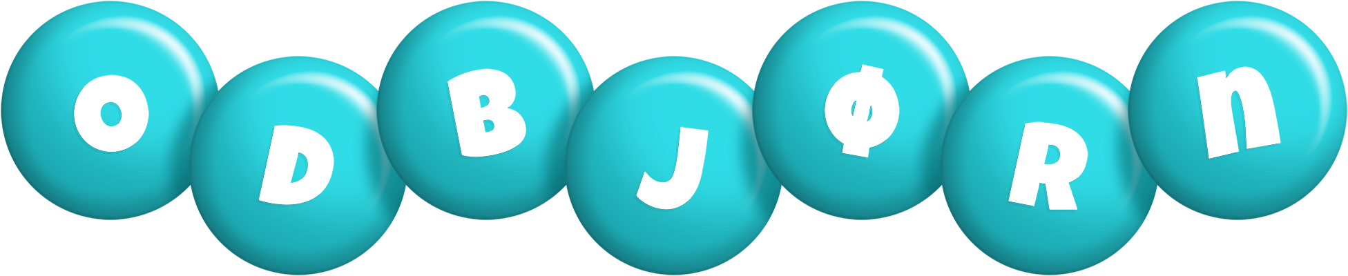 Odbjørn candy-azur logo