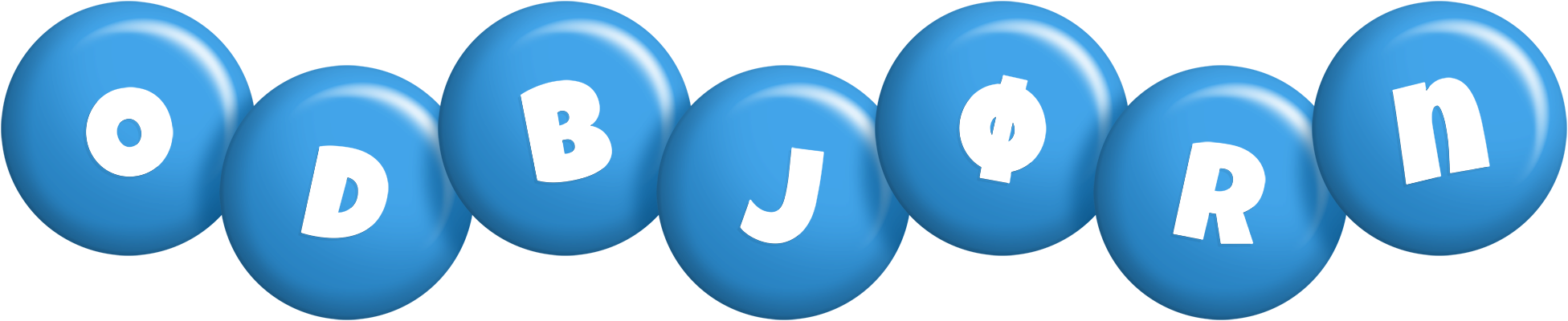 Odbjørn candy-blue logo