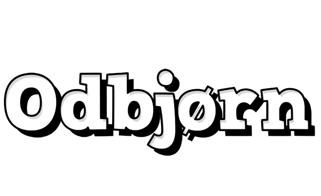 Odbjørn snowing logo