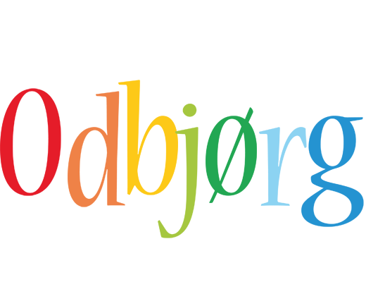 Odbjørg birthday logo